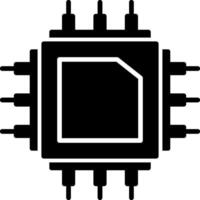 Chip Icon Design Symbol vector
