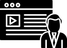 Content Creator Icon Design Symbol vector