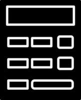 Calculator Icon Design Symbol vector