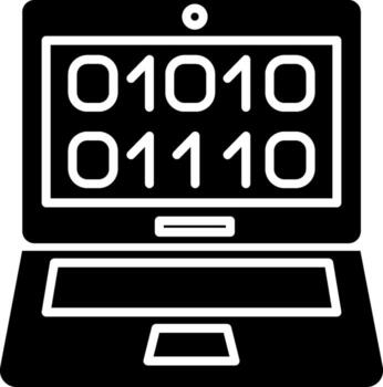 Binary Code Icon Design Symbol vector