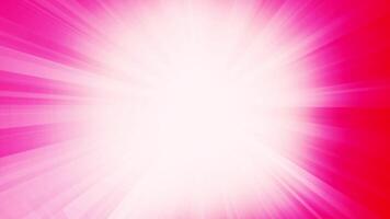 Abstract pink light rays background. soft color shiny. video