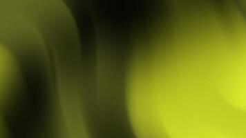 Blurred yellow and dark green wavy shapes, suitable as background for design projects, abstract art, and digital wallpapers. 4k animation video