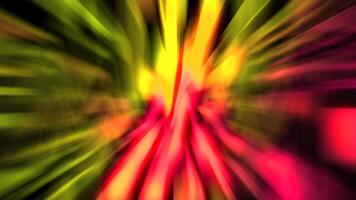 Vibrant with colorful backgrounds and dynamic light bursts. Movement video