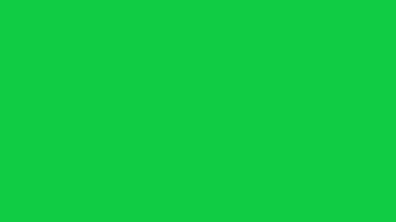 transition shape in green screen video