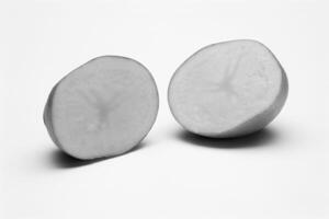 Desiree Potato Cut in Half, Food Photography, Close View Background photo