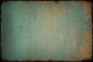 Abstract Textured Background With Teal And Beige Hues photo