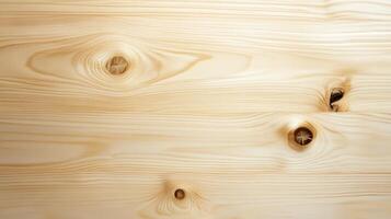 Light wood surface showing natural texture and grain patterns in a warm tone for design inspiration photo