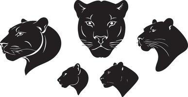 Wild Cat Head for Predator Illustrations vector