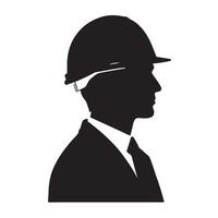 Architect Silhouette for Professional Design Projects vector