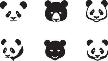 Bear Head Silhouette for Animal-Themed Illustrations vector