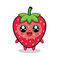 Cute Strawberry for kids illustration vector