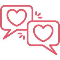 Chat Icon Element For Design vector