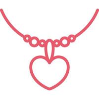 Love Pendant Icon Element For Design vector