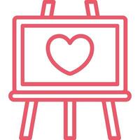 Love Painting Icon Element For Design vector