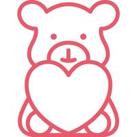 Teddy Bear Icon Element For Design vector