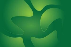 Abstract green background with a swirl pattern vector
