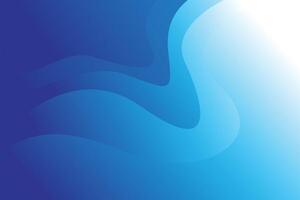 A blue and white abstract background with waves vector