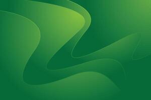 abstract background green with wavy lines vector
