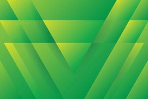 Green abstract background with triangles vector