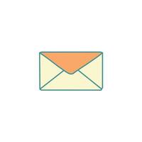 message box icon vector