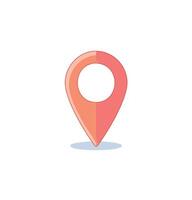 map location point icon vector