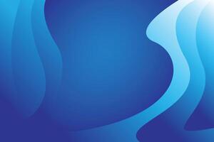 A blue wave background with a wave in the middle vector