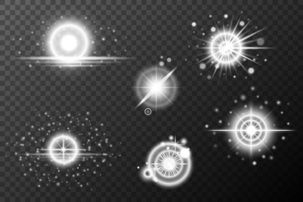 set of white light effects