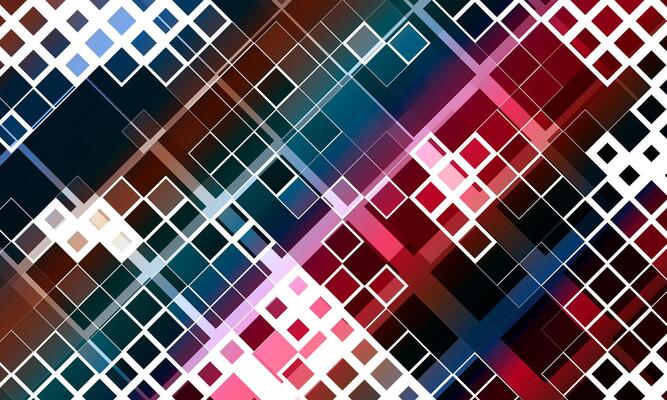 abstract background with squares. Abstract colorful geometric square pattern.