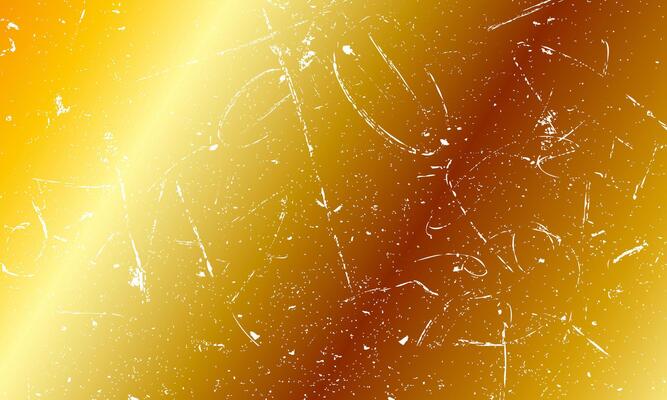 Distressed overlay texture of rusted peeled metal. abstract grunge gold background.