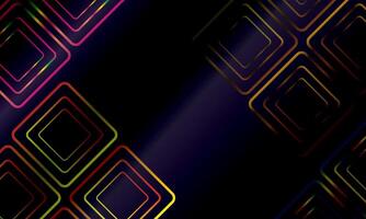 abstract square chain pattern glass. line color light dark blue background. vector