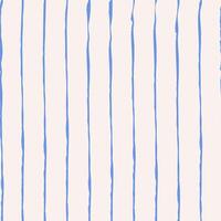 Seamless pattern in the form of curved blue lines on a white background. Lined notebook. Hand-drawn line pattern. vector
