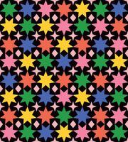 The pattern is a combination of geometric shapes and brutalist style with modern elements inspired by Swiss design. It is an abstract and minimalist pattern. vector