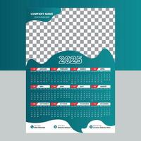Modern Calendar Template Design vector