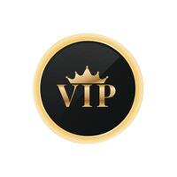 Vip token badge . V I P badge vector