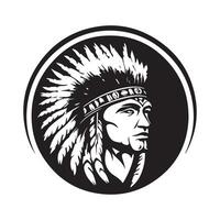 Awesome lovely Native aboriginal emblem Design r art vector