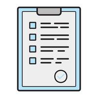 Checklist icon illustration design vector