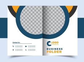 company profile brochure template layout, template layout design for company profile brochure vector