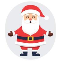 Santaclaus character design vector