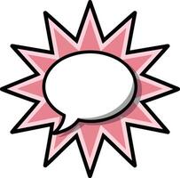 Abstract Speech Bubbles for Cartoon Text Elements vector