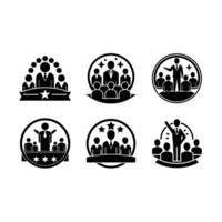 Leadership Training Icon - Professional Graphic Design File for Skill Development vector