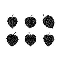 Hop Leaf Graphic Design File for Creative Projects vector
