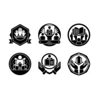 Hands-On Training Icon Graphic Design File for Digital Projects vector