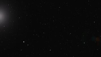 Dust Of Snow Float In Space video