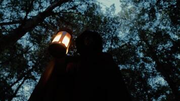 Man With Tabarro Searching With The Lantern video
