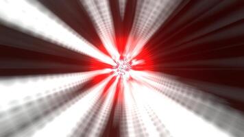 White and Red Mesh Neon Tunnel Background VJ Loop l 4K video