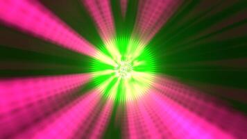 Pink and Green Mesh Neon Tunnel Background VJ Loop l 4K video