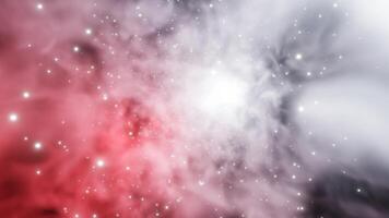 Red and White Nebulae Background VJ Loop l 4K video