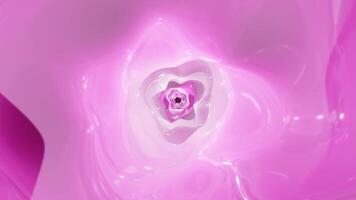White and Pink Bright Glowing Tunnel Background VJ Loop l 4K video