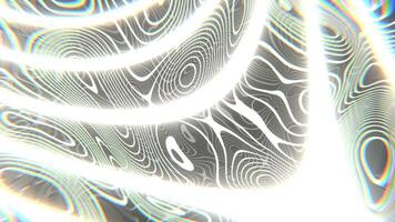 branco abstrato néon ondulado fundo vj ciclo eu 4k video