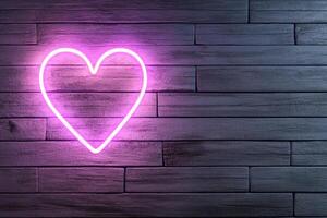 heart shape glowing frame . photo